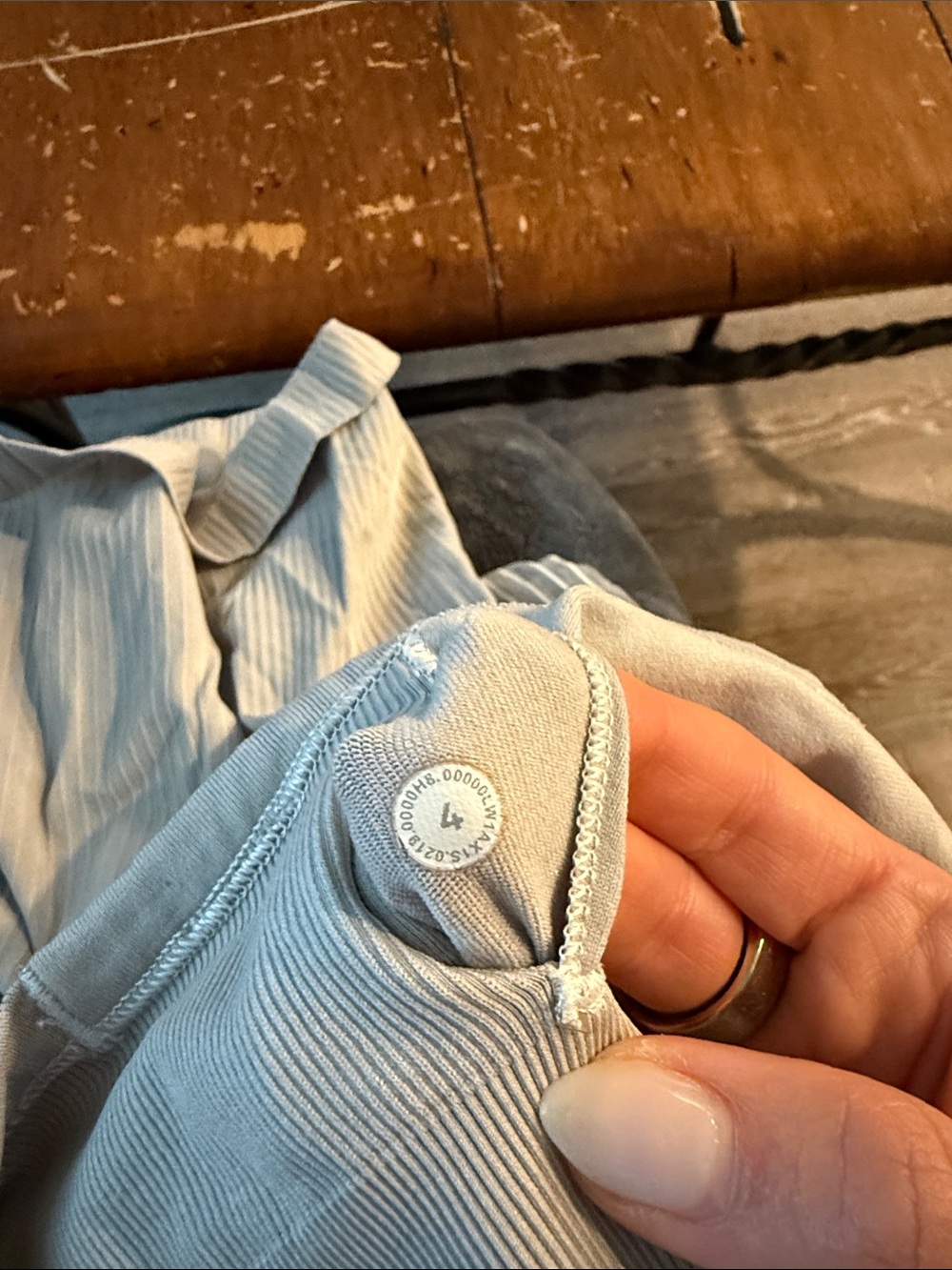 lululemon athletica Ribbed Racerback Tank - Light Cream - Picture 4 of 4